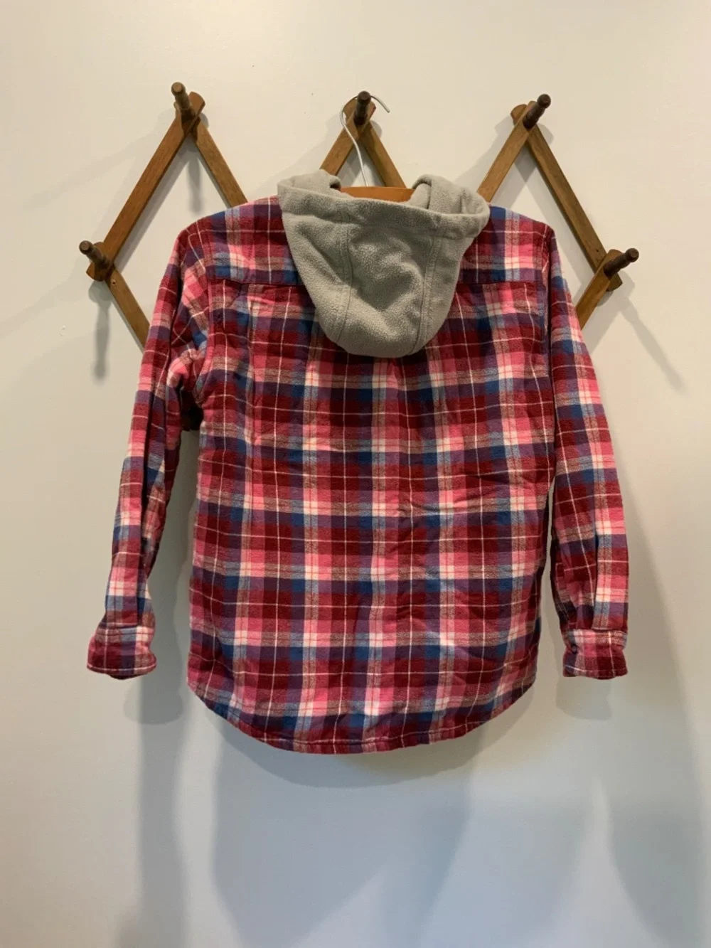 LLBean Kids 10/12 Fleece Lined Flannel